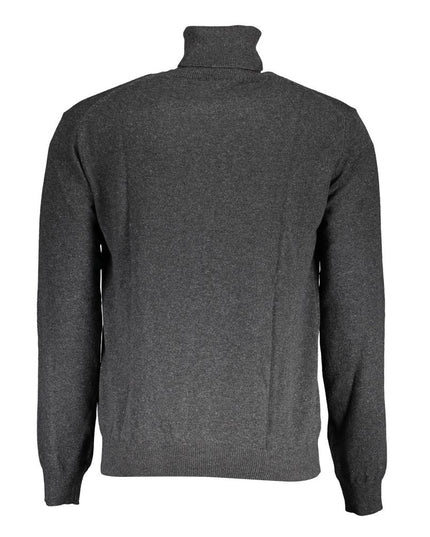 La Martina Gray Wool Sweater