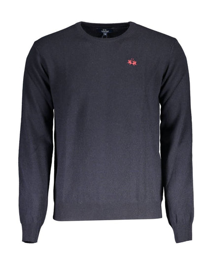 La Martina Blue Wool Sweater