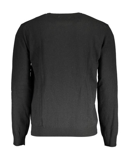 La Martina Black Wool Sweater