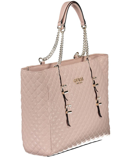 Guess Jeans Pink Polyethylene Handbag