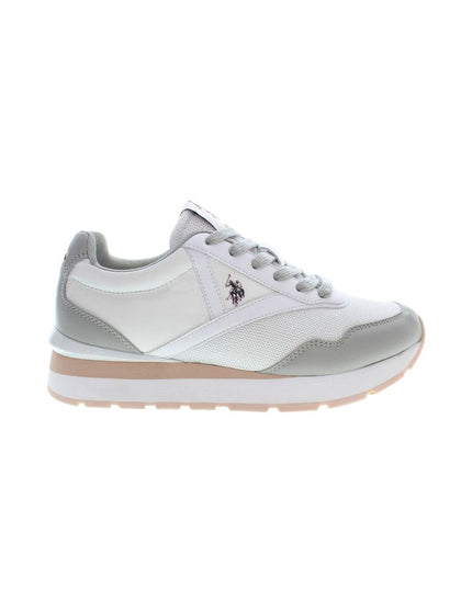 U.S. POLO ASSN. White Polyester Sneaker