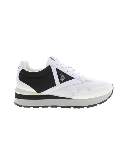 U.S. POLO ASSN. White Polyester Sneaker