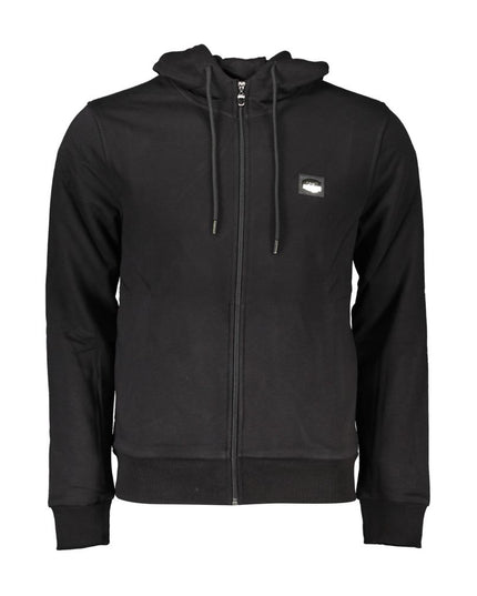 Cavalli Class Black Cotton Men Sweater