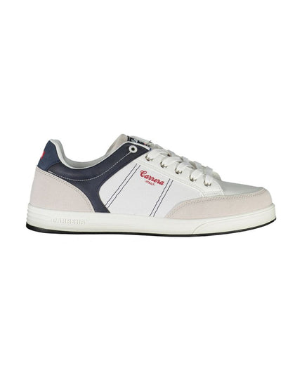 Carrera White Polyester Sneaker