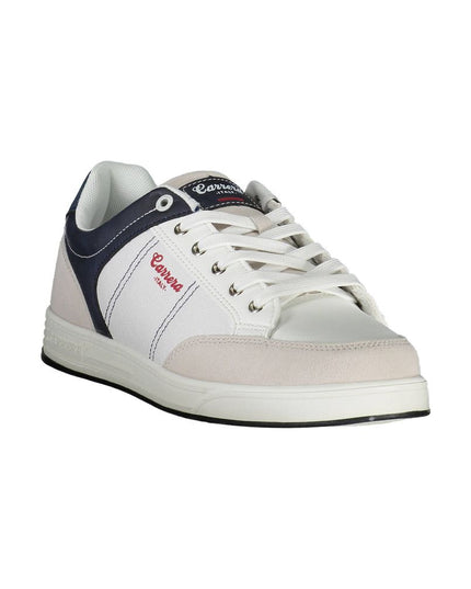 Carrera White Polyester Sneaker