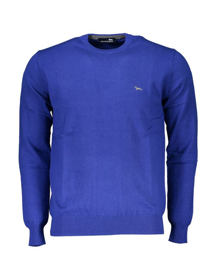Harmont & Blaine Blue Cotton Sweater