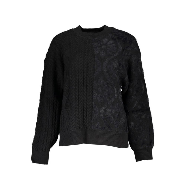 Desigual Black Cotton Sweater