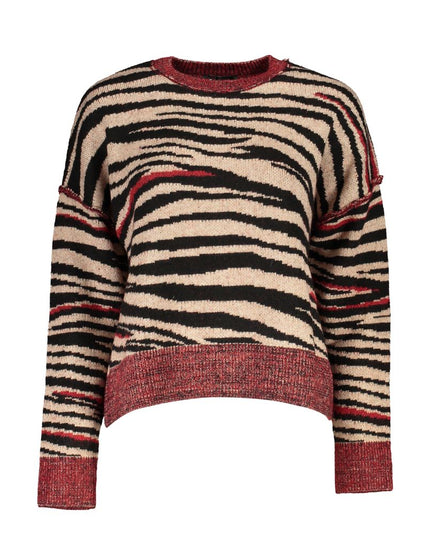 Desigual Red Fabric Sweater