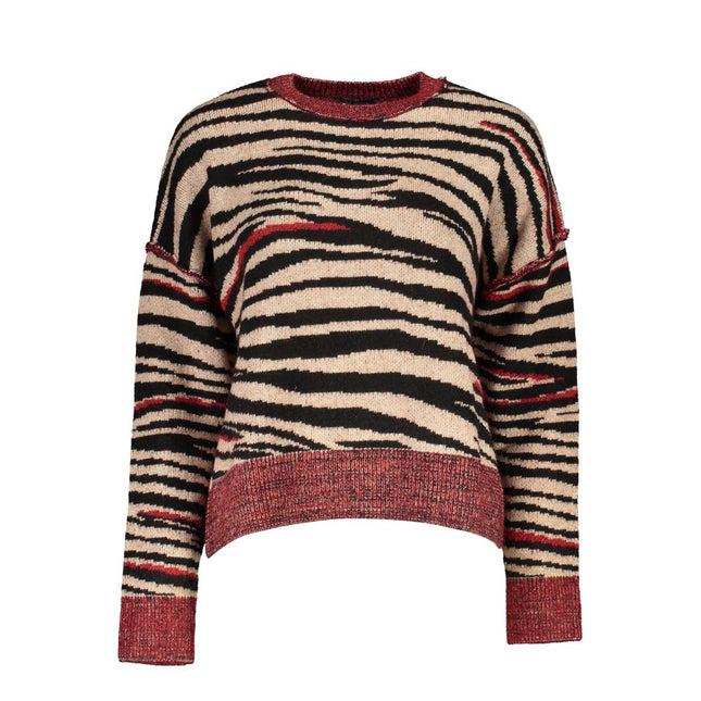 Desigual Red Fabric Sweater