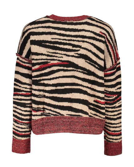 Desigual Red Fabric Sweater