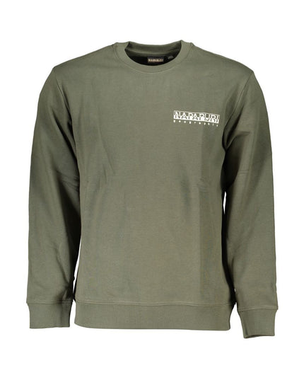 Napapijri Green Cotton Sweatshirt
