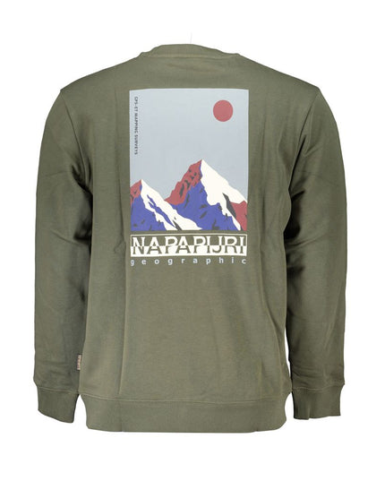 Napapijri Green Cotton Sweatshirt