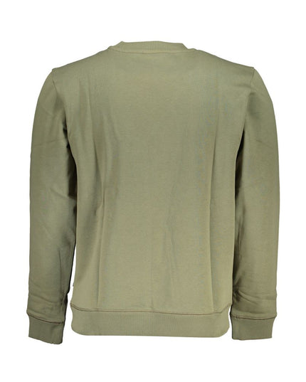 Napapijri Green Cotton Men Sweater