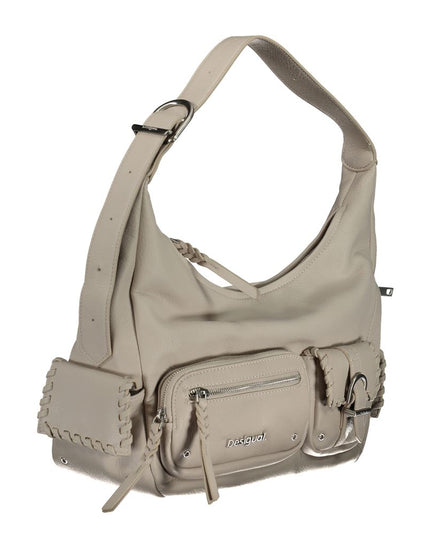 Desigual White Polyethylene Handbag