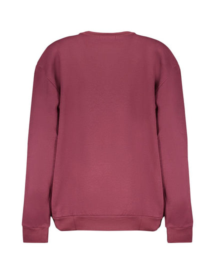 Cavalli Class Purple Cotton Sweatshirt