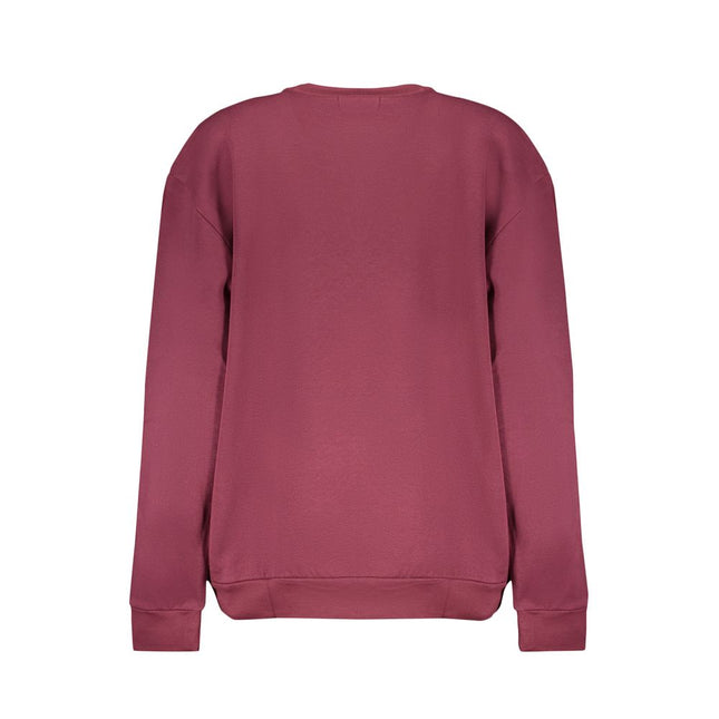 Cavalli Class Purple Cotton Sweatshirt