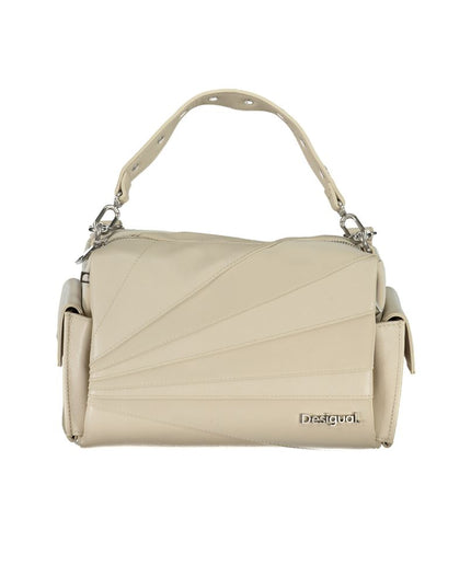 Desigual Beige Polyethylene Handbag