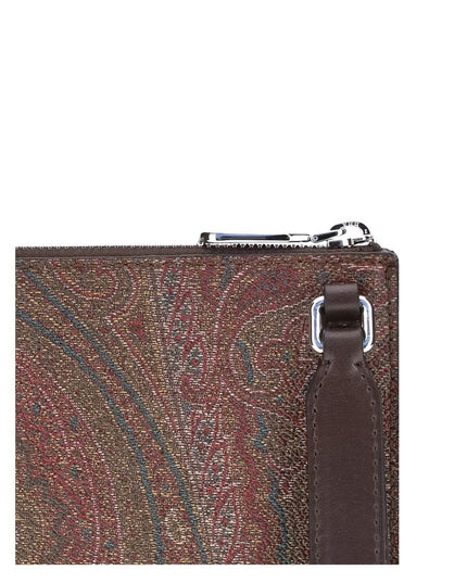 Etro Multicolor Cotton Clutch Bag