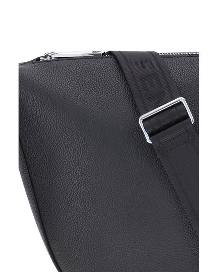 Fendi Black Calf Leather Bos Taurus Shoulder Bag