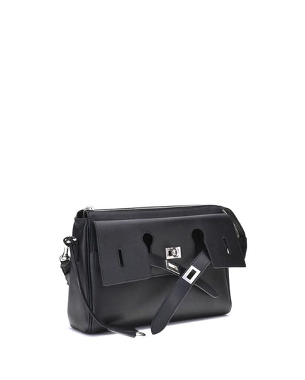 Balenciaga Black Calf Leather Bos Taurus Shoulder Bag