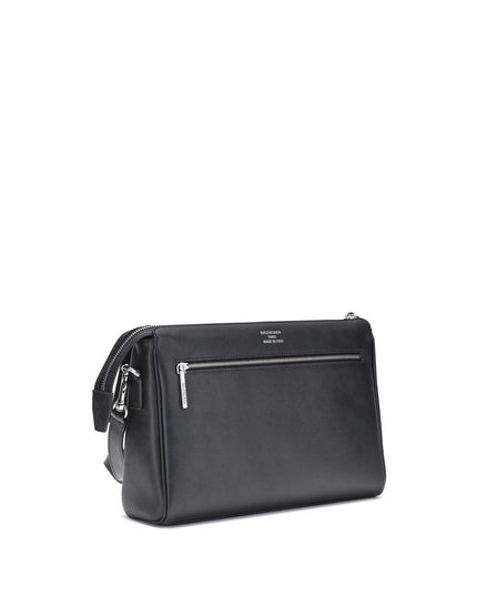 Balenciaga Black Calf Leather Bos Taurus Shoulder Bag