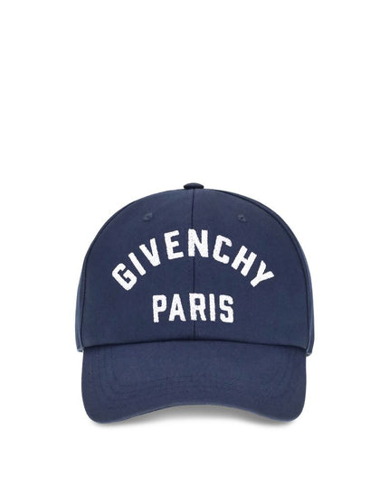 Givenchy Blue Cotton Cap (Baseball Hat)