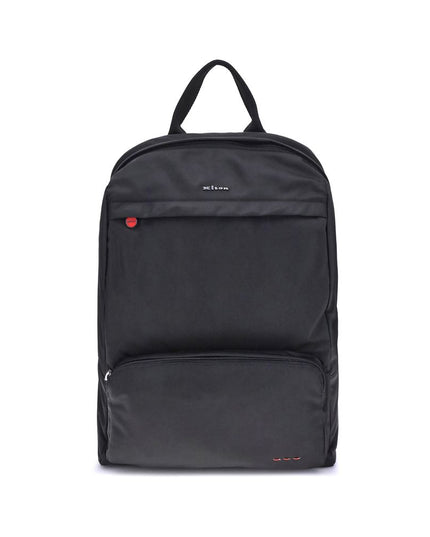Kiton Black Polyamide Backpack