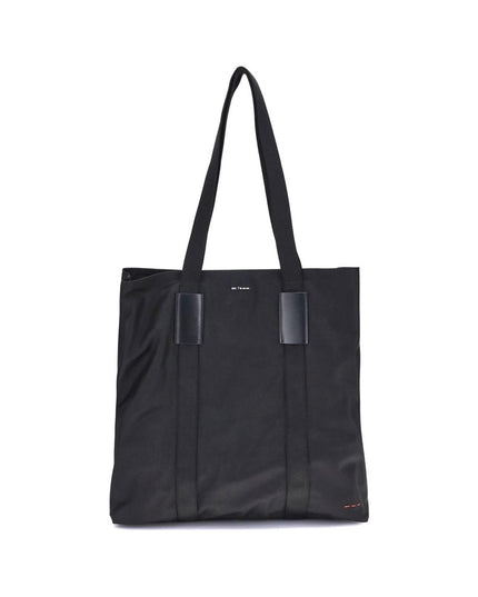 Kiton Black Nylon Handbag
