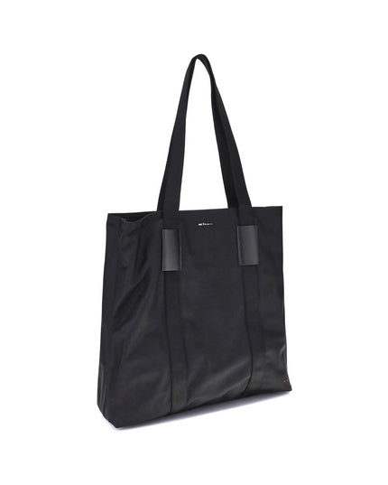 Kiton Black Nylon Handbag