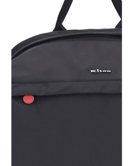 Kiton Black Polyamide Backpack