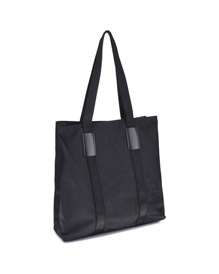 Kiton Black Nylon Handbag