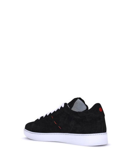 Kiton Black Rubber Low Top Sneakers