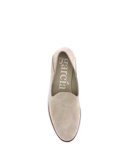 Pedro García Beige Calf Leather Bos Taurus Slip-On Loafers