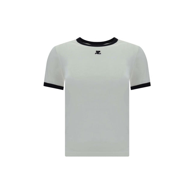 Courrèges White Cotton T-Shirt