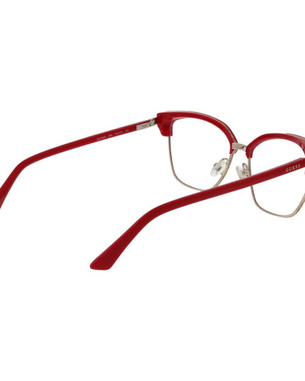 Guess Red Stainless Steel Glasses (Frames)