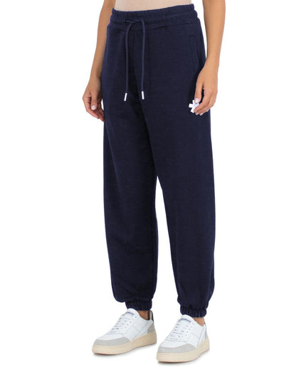Comme Des Fuckdown Blue Cotton Women Sweatpants