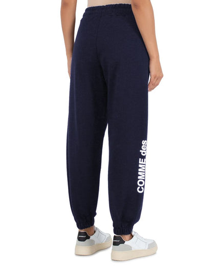 Comme Des Fuckdown Blue Cotton Women Sweatpants