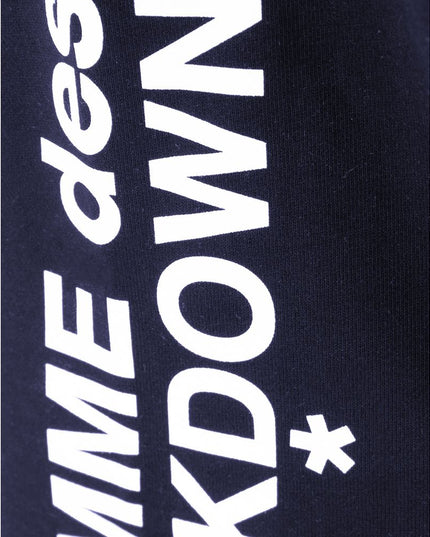 Comme Des Fuckdown Blue Cotton Women Sweatpants