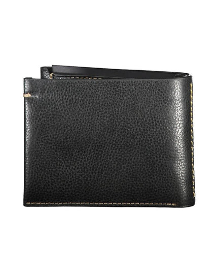 La Martina Black Leather Wallet