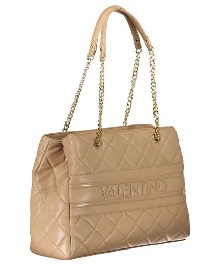 Mario Valentino Beige Polyurethane Women Handbag