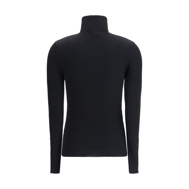 Wolford Black Fleece Wool Turtleneck