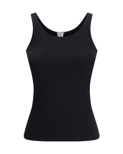 Wolford Black Cotton Top