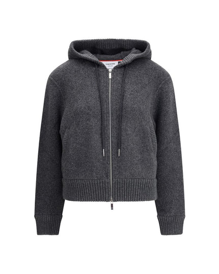 Thom Browne Gray Wool Sweatshirt