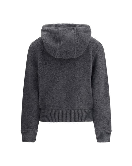 Thom Browne Gray Wool Sweatshirt