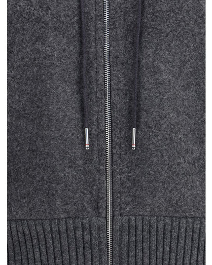 Thom Browne Gray Wool Sweatshirt