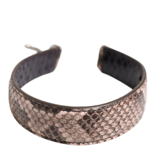 Dolce & Gabbana Brown Exotic Leather Handbag Accessory Shoulder Strap