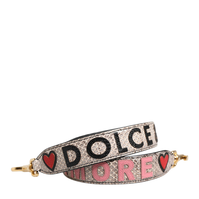 Dolce & Gabbana Multicolor DG AMORE Patch Bag Accessory Shoulder Strap