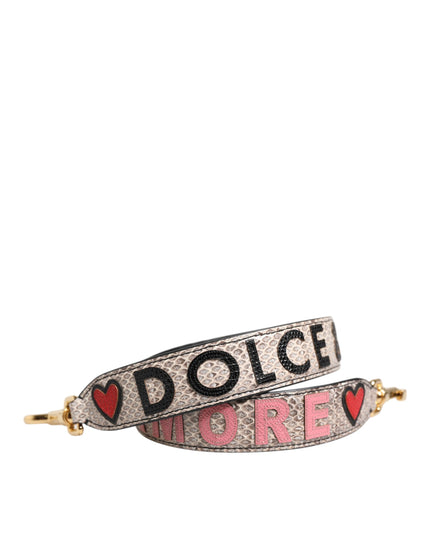 Dolce & Gabbana Multicolor DG AMORE Patch Bag Accessory Shoulder Strap