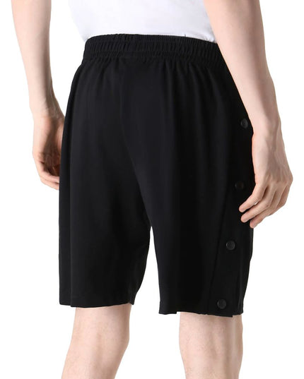 Comme Des Fuckdown Black Viscose Men Bermuda Short
