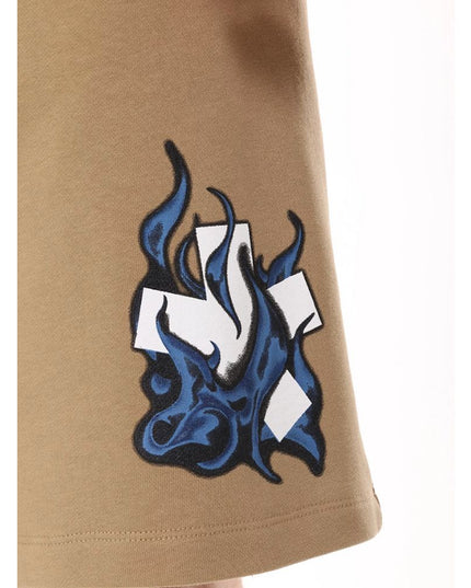 Comme Des Fuckdown Brown Cotton Short